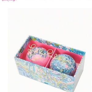 NEW! Lilly Pulitzer GWP Ornament Set Lilly's House